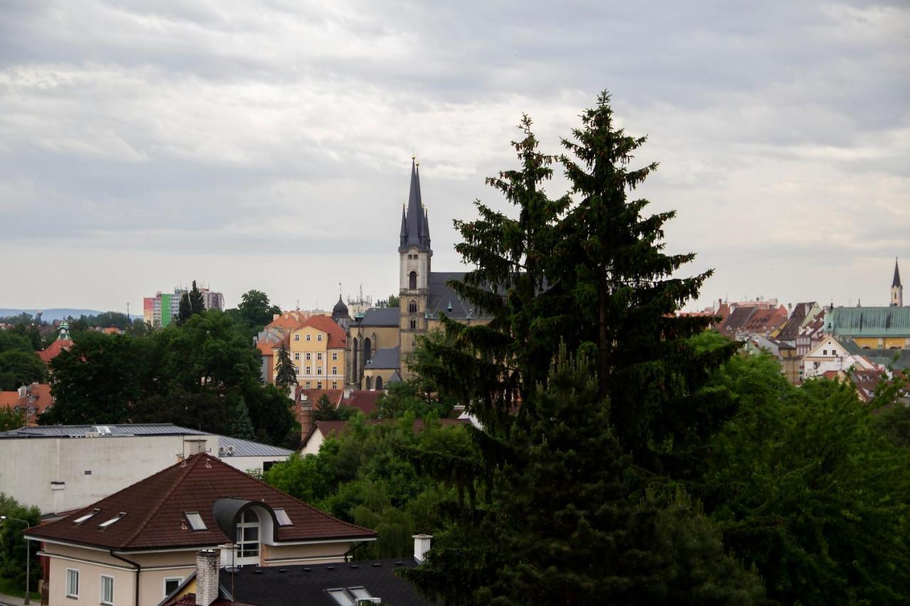 Penzion Cafe Na Svahu Cheb Bagian luar foto